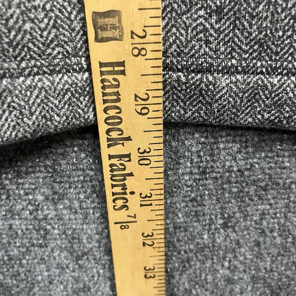 Cabela's Men's L Classic Gray Herringbone 1/4 Zip Fleece Casual Outdoors Golf - Picture 10 of 11